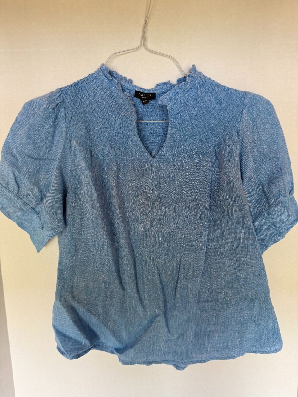 Talbots Linen Short Sleeve Shirt SP A-025